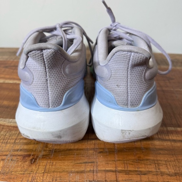 Adidas Bounce Gray and Green Athletic Shoes, Womens 8.5 - Picture 7 of 10